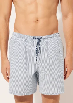 Boxer a Righe Uomo Costume Formentera