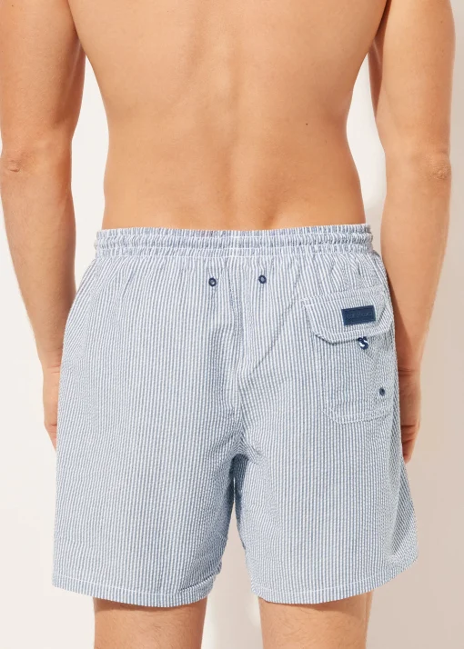 Boxer a Righe Uomo Costume Formentera