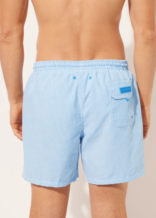 Boxer a Righe Uomo Costume Formentera