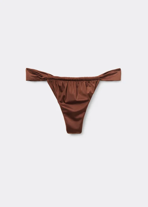 Brasiliana Fianchetti Sottili Costume Shiny Satin
