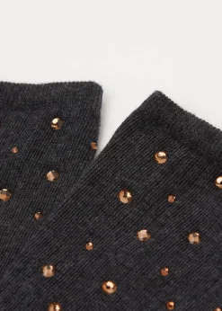 Calze a Costine con Strass