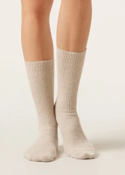 Calze con Cashmere e Glitter