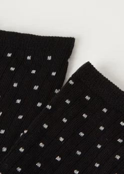 Calze Corte a Pois Glitter
