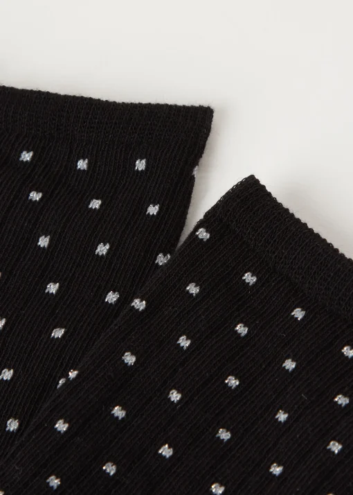 Calze Corte a Pois Glitter