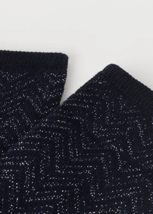 Calze Corte a Righe Chevron