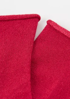 Calze Corte Bordo Soft con Glitter