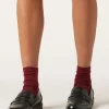 Calze Corte con Bordo Lavorato