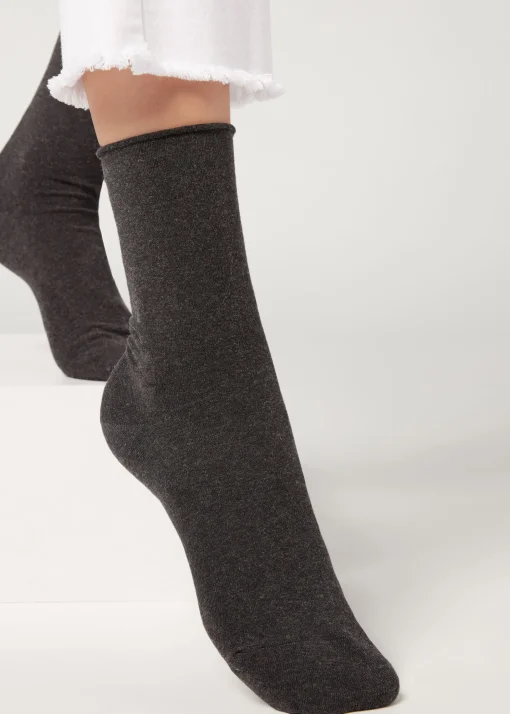 Calze Corte con Cashmere
