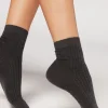 Calze Corte con Cashmere