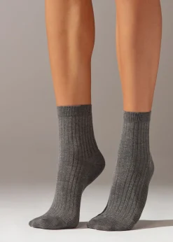 Calze Corte con Cashmere