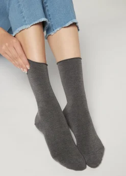 Calze Corte con Cashmere