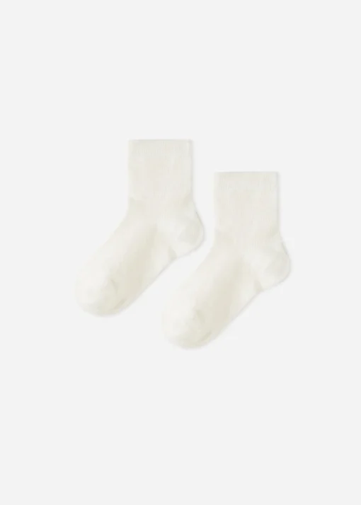 Calze Corte con Cashmere da Neonato