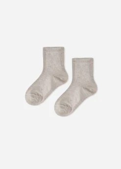 Calze Corte con Cashmere da Neonato