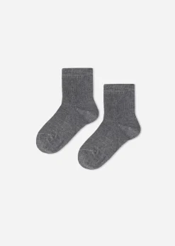 Calze Corte con Cashmere da Neonato