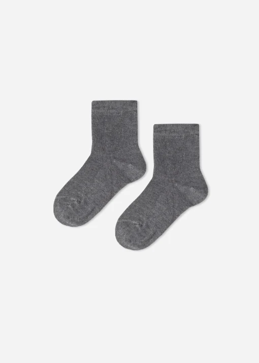 Calze Corte con Cashmere da Neonato