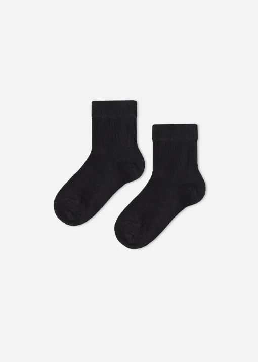 Calze Corte con Cashmere da Neonato