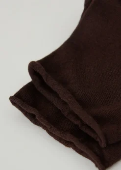 Calze Corte con Cashmere Senza Bordo