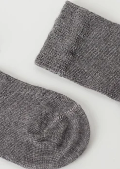 Calze Corte con Cashmere da Neonato