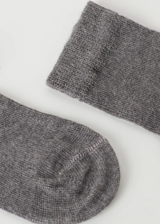 Calze Corte con Cashmere da Neonato