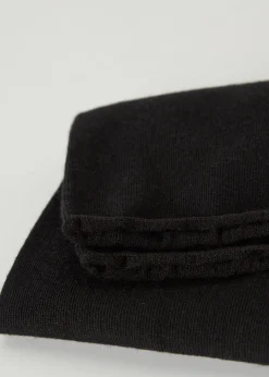 Calze Corte con Cashmere Senza Bordo