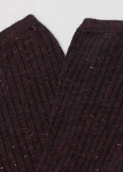 Calze Corte con Cashmere e Glitter