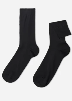Calze Corte con Filo di Scozia da Uomo
