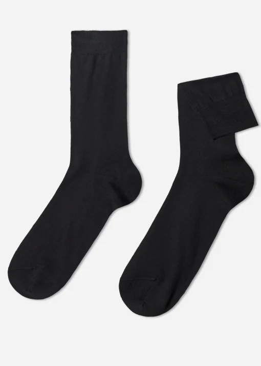 Calze Corte con Filo di Scozia da Uomo