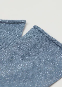 Calze Corte con Glitter