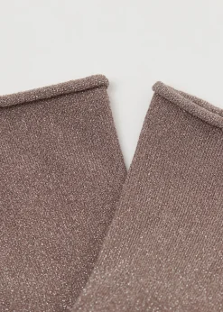 Calze Corte con Glitter