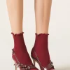 Calze Corte glitter Bordo Soft