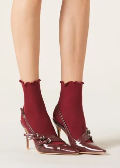 Calze Corte glitter Bordo Soft