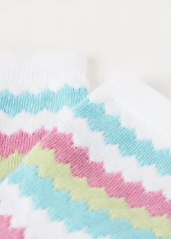 Calze Corte Lavorazione a Righe da Bambina