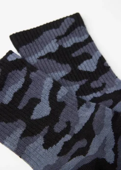 Calze Corte Sport Motivo Camouflage