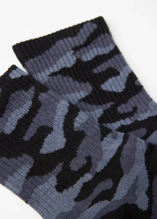 Calze Corte Sport Motivo Camouflage