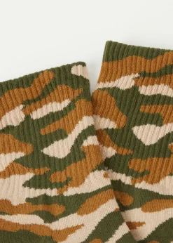Calze Corte Sport Motivo Camouflage