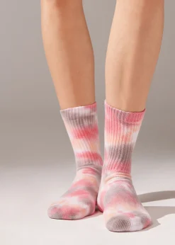 Calze Corte Sport Tie Dye