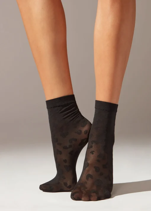 Calze Corte Velate Animalier
