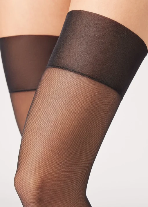 Calze da Reggicalze Velate 20 Denari