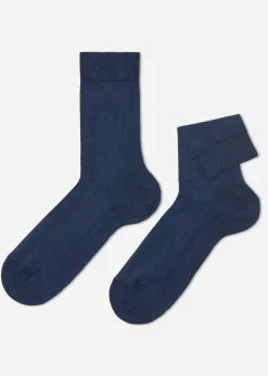 Calze in Cotone Elasticizzato Corte