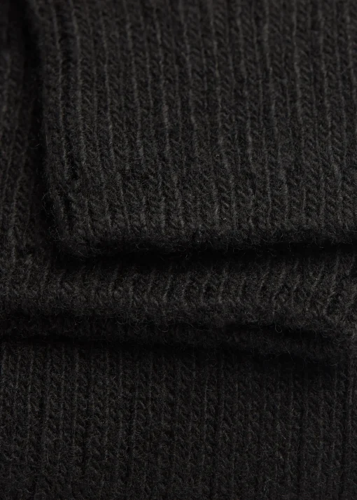Calze Lunghe a Costine con Lana e Cashmere da Donna