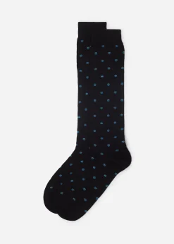 Calze Lunghe a Pois da Uomo