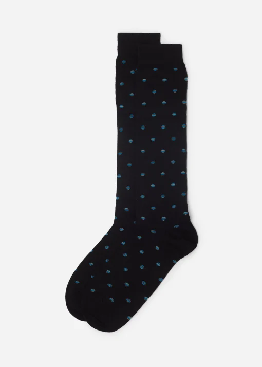 Calze Lunghe a Pois da Uomo