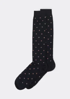Calze Lunghe a Pois da Uomo