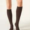 Calze Lunghe con Cashmere a Coste