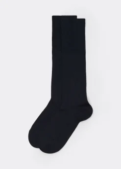Calze Lunghe con Cashmere da Uomo