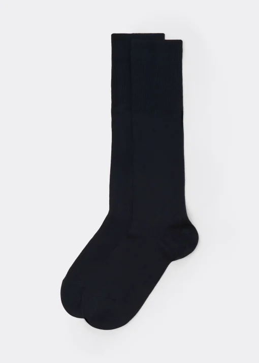 Calze Lunghe con Cashmere da Uomo