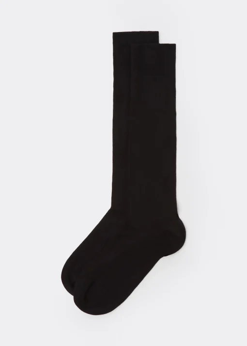 Calze Lunghe con Cashmere da Uomo
