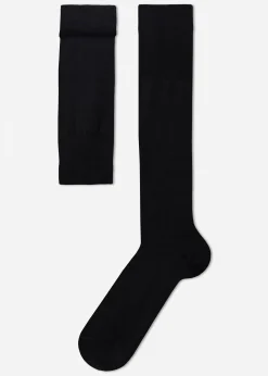 Calze Lunghe con Cashmere da Uomo