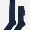 Calze Lunghe con Cashmere da Uomo