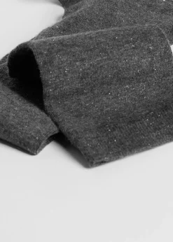 Calze Lunghe con Cashmere e Glitter da Donna